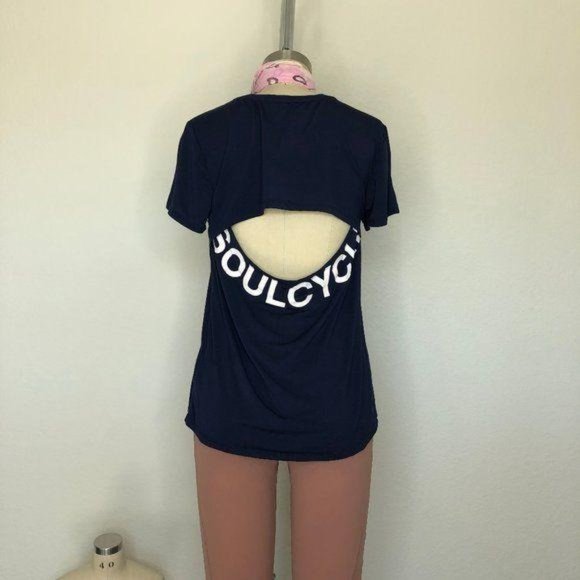 SOUL BY SOULCYCLE Keyhole Short-Sleeve T Tee Shirt - Picture 2 of 9